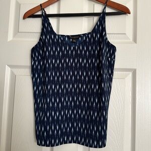 Banana Republic navy blue printed cami